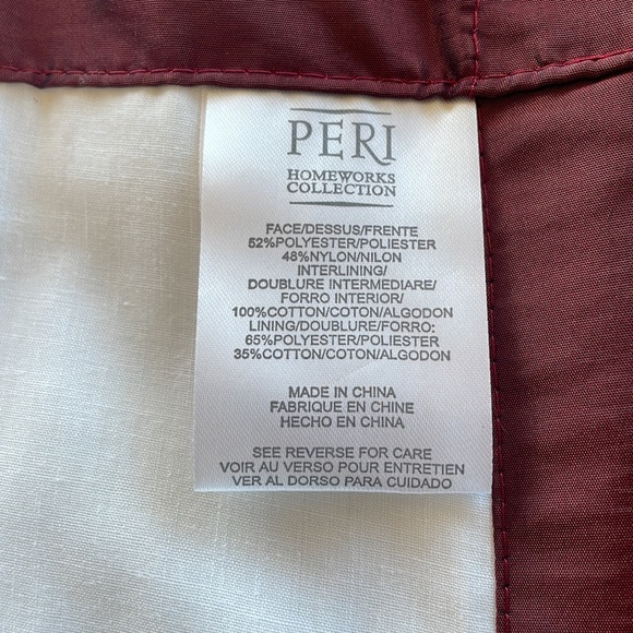 Burgundy iridescent drapes/curtains - Picture 2 of 4